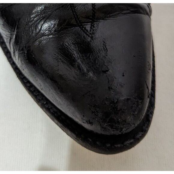 Olathe Vtge Western Boots 10B.Made Olathe Kansas USA Cats Paw Heel Can Be Unisex - Picture 7 of 16